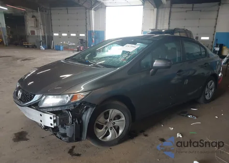 2014 Honda Civic Lx from USA, damaged, VIN 19XFB2F53EE206222